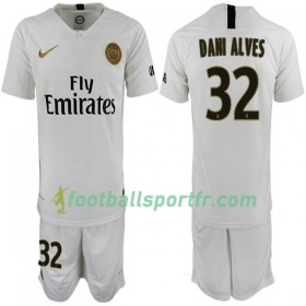 Tenue Paris Saint Germain Dani Alves 32 Enfant Extérieur 2018-2019 Maillot de Foot